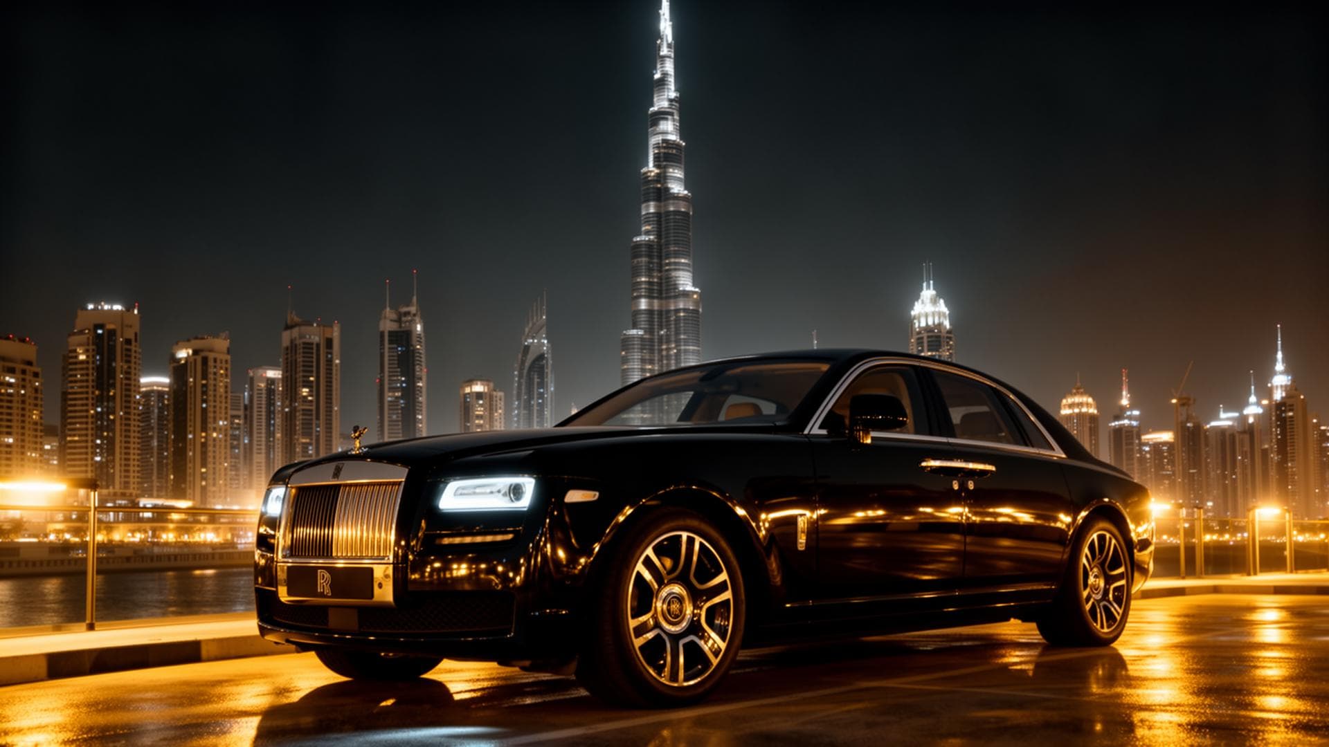 Luxury car in Dubai